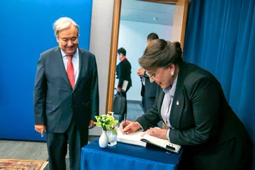 Presidenta Xiomara Castro presenta al secretario general de la ONU propuesta formal de convenio para establecer CICIH