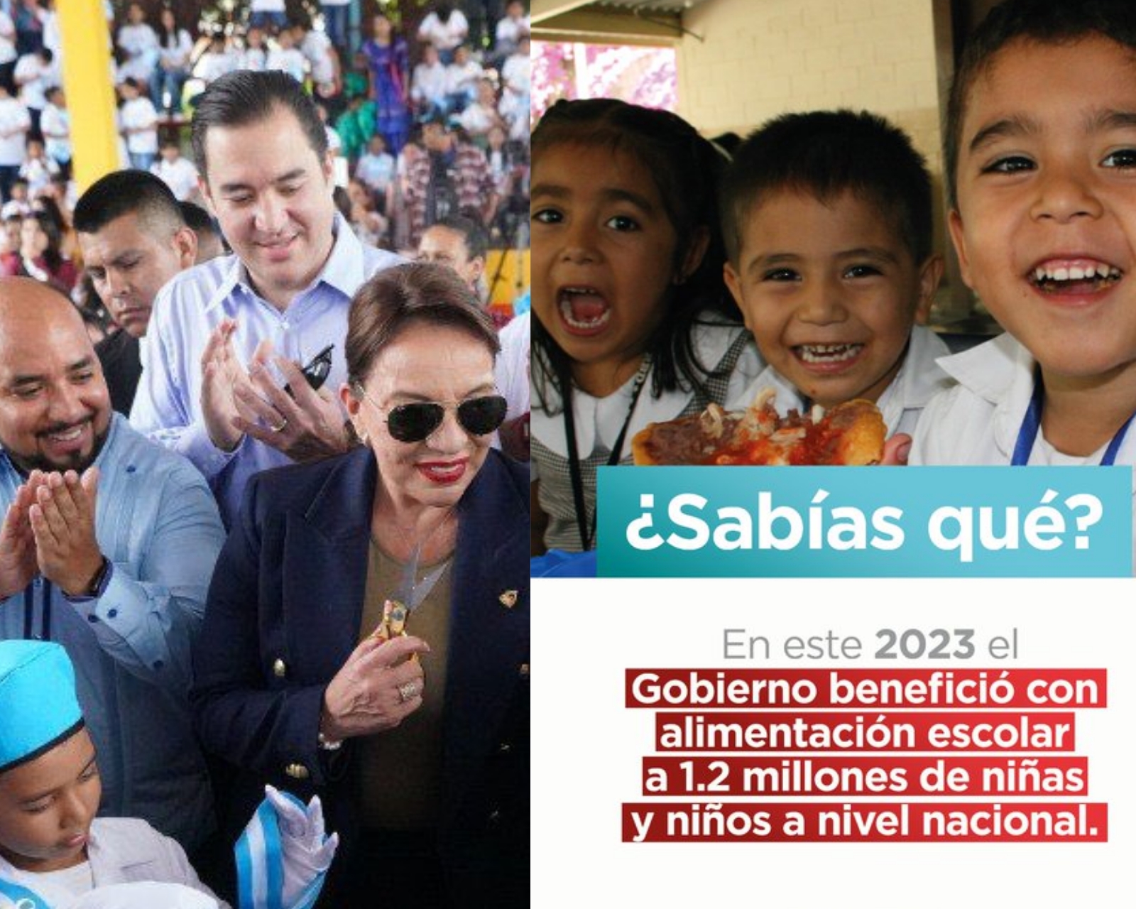 Compromiso de presidenta Castro con la educación se refleja en inversión de más de L 1000 millones para Merienda Escolar en 2023, nutriendo a más de 1.2 millones de niños en Honduras